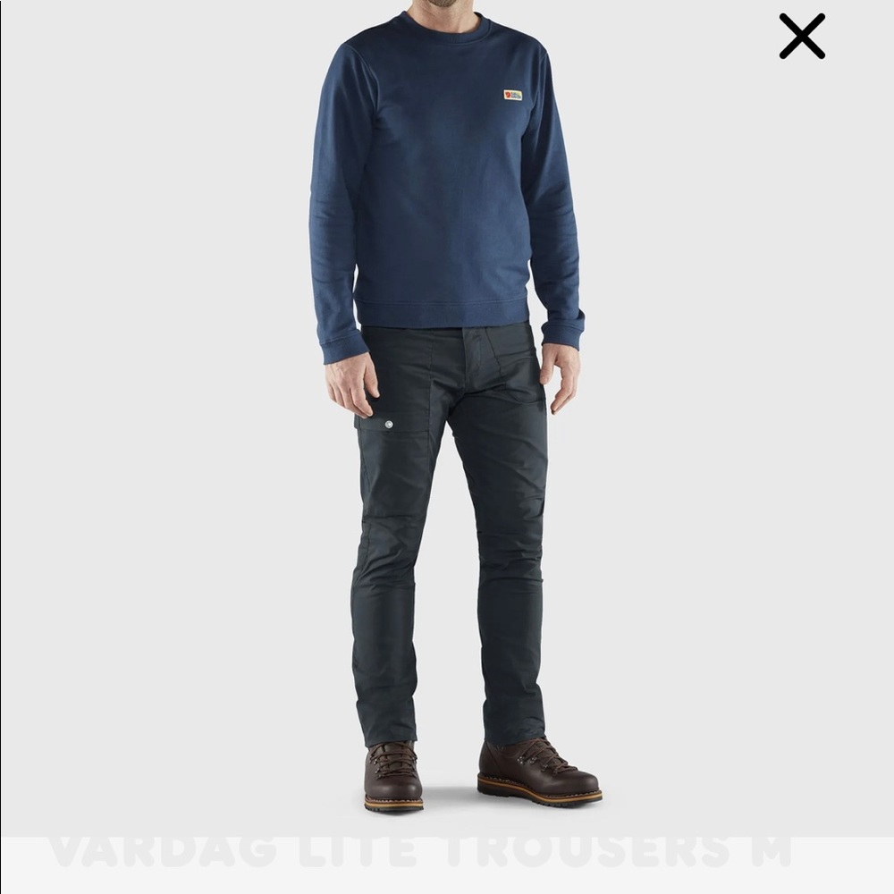 VARDAG LITE TROUSERS- LONG grey green color